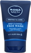 Nivea Men Protect & Care djúphreinsandi andlitsþvottur með aloe vera 100 ml