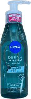 Nivea Derma Skin Clear þvottagel með salisýlsýru og níasínamíði 150 ml