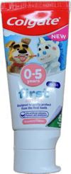 Colgate 0-5 ára Fyrsta tönn jarðarberjatannkrem 50 ml