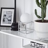 CUBE Chrome borðlampi