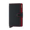 Secrid Miniwallet - Matte Black/Red