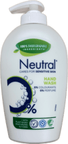 Neutral handsápa 0% litarefni 0% ilmur 250 ml