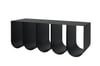 Curved bekkur | Svartur