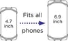Universal phone holder
