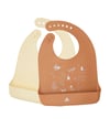 Lille Vilde Smekkir 2stk Terra & Cream