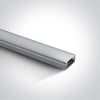 PRÓFÍLL 2 METRAR aluminium +PC opal diffuser