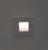 One Light WHITE WALL RECESSED 1W LED WARMW 220-240V