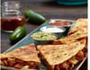 QUESADILLA MEÐ GRILLUÐU JACKFRUIT