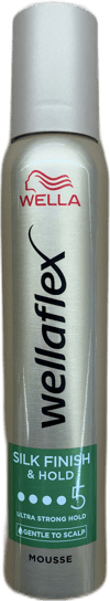 Wella Wellaflex Silkiáferð og hald mjög sterkt hármús 200 ml