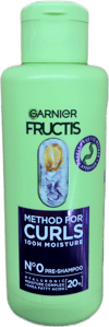 Garnier Fructis Curly Method fyrir krullur nr. 0 forsjampó 200 ml