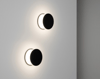 Luno Black Wall Light