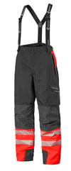 Univern Heilsársbuxur HiViz svartar/rauðar