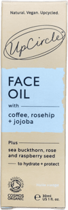 UpCircle andlitsolía með kaffi, rósaberjaolíu + jojoba 30 ml
