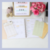 The Happy Planner límmiðar – Vinna + Lífið - Rósagull