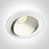 8w dark light stillanlegt hvítt