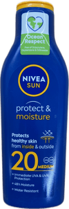 Nivea Sun Vernd og raki SPF 20 200 ml