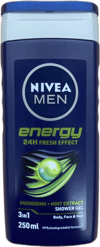 Nivea Men Energy 3í1 sturtugel 250 ml