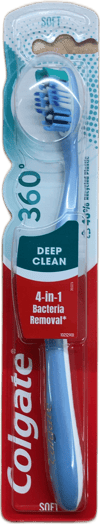 Colgate 360 Deep Clean 4-í-1 mjúkur tannbursti