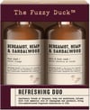 Baylis & Harding The Fuzzy Duck Bergamot, Hemp & Sandalwood Hressandi Duo gjafasett fyrir herra