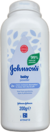 Johnson's Natural barnapúður 200 g