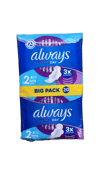 Always Ultra Day stærð 2 Long með vængjum 20 stk
