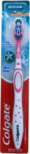 Colgate Max White miðlungs tannbursti