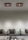 Frozen Small Brown ceiling light by Studio Italia Design