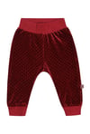 Kids up Abbi buxur Velvet/Glitter Ruby wine