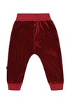 Kids up Abbi buxur Velvet/Glitter Ruby wine