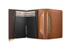 Secrid Slimwallet - Emboss Lines - Cognac Brown