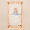 Baby Tuck Sheet – Caramel grid