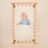 Baby Tuck Sheet – Caramel grid