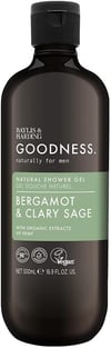 Baylis & Harding Goodness Náttúrulega Sturtusápa fyrir Herra Bergamot & Clary Sage 500 ml
