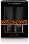 Baylis & Harding Signature Herra Gjafasett sem inniheldur Black Pepper & Ginseng  Sturtusápu 140 ml, 100 gr sápustykki & inniskór 40-44
