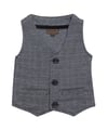 Kids up baby Vidar vesti  Med. Grey melange