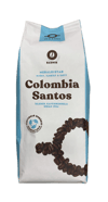 Te & Kaffi Colombia Santos Kaffibaunir 400 g