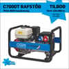 CGM rafstöð 7KVA 400V handræsing