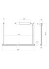 Crisp 120cm svart