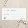 Gjafakort fyrir Gel fótsnyrtingu 50 min