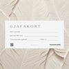 Gjafakort fyrir klassískri fótsnyrtingu 45 min