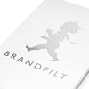 Brandfilt eldvarnarteppi hvítt/silfur