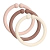 BIBS Loops Blush/woodchuck/ivory 12 stk