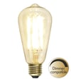 DecoDecoration LED Clear E27 2200K 320lm Dimmer comp.
