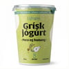 Biobú Lífræn Grísk Jógúrt Pera og Hunang Laktósaskert 500 g