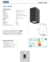 LIONA WALL LIGHT, 230VAC - 3000K