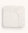 Fitted Sheet lak Caramel grid