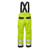 Fristads Airtech vetrarbuxur HiViz gular/svartar
