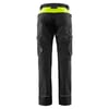 Fristads Haverdal vinnubuxur stretch, svartar/HiViz g