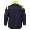 Fristads hitaþolin jakki navy/HiViz gulur