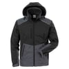 Fristads Softshell jakki fóðraður svartur/grár